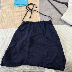 XiRENA Navy Halter Top